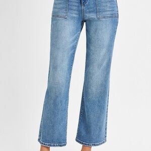Risen High Waisted Crop Bootcut Jeans for Women 5/27 NWT